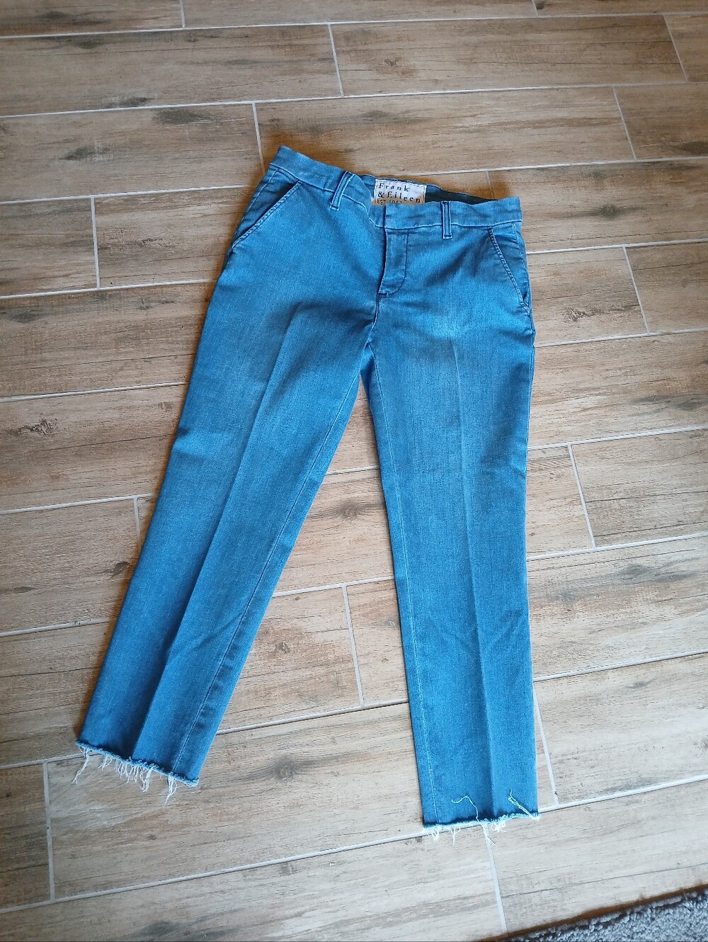 Frank & Eileen Blue Women’s Straight-Leg Stretch Jeans